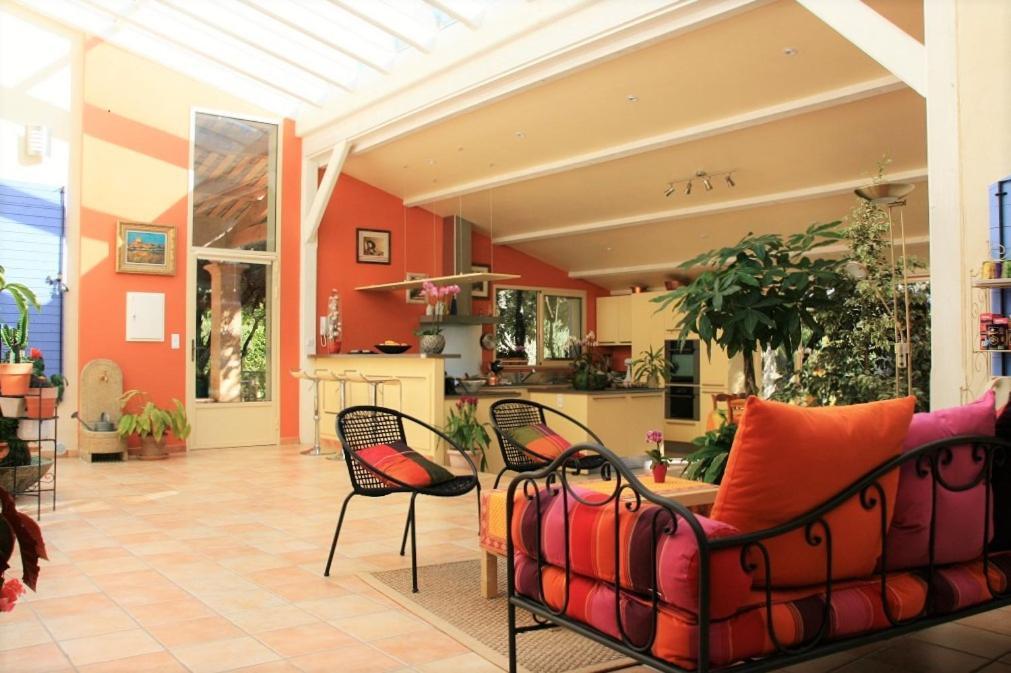 Bed and Breakfast Santolines en Provence Piolenc Esterno foto